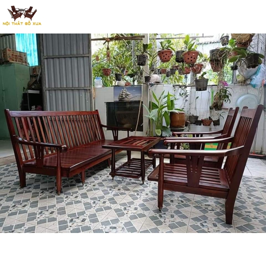bộ ghế thẻ gỗ cẩm và gõ đõ