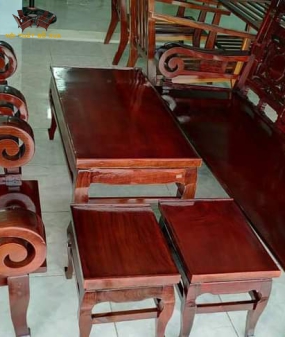 Salon tay cuộn chạm Rồng Phụng cũ xưa