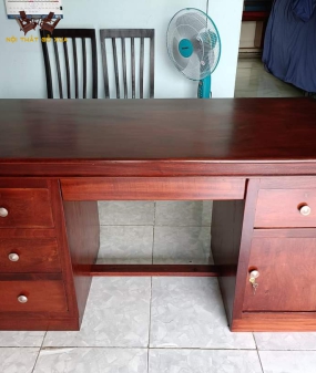 Bàn làm việc gỗ gõ đỏ xưa