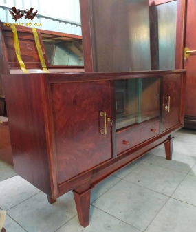 Tủ buphê gỗ gõ già