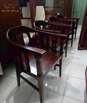BỘ 04 GHẾ GỖ