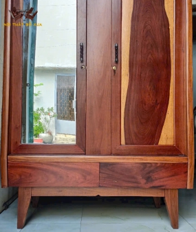 TỦ GÕ + HƯƠNG CHÂN NHỌN BỌC ĐỒNG