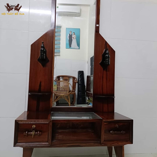 Bàn phấn ( bàn trang điểm) gỗ cẩm lai xưa