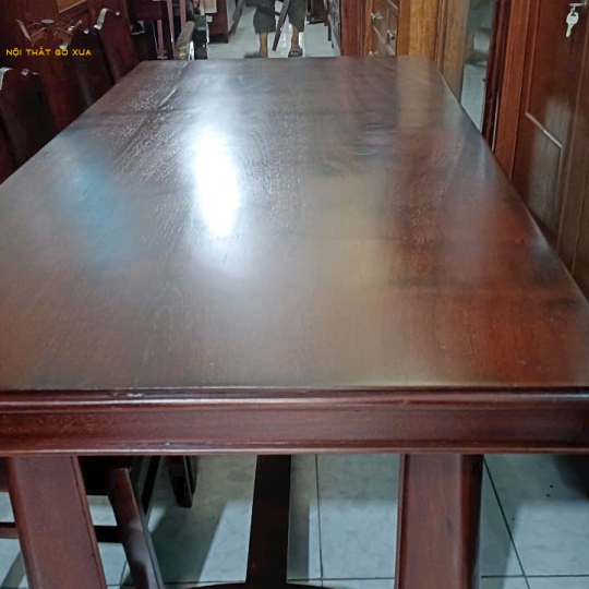 BÀN GỖ GÕ - CHÂN CHỮ C