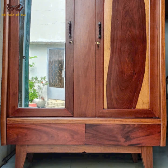 TỦ GÕ + HƯƠNG CHÂN NHỌN BỌC ĐỒNG