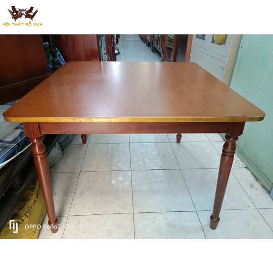 Bàn vuông mặt meca không thấm nước