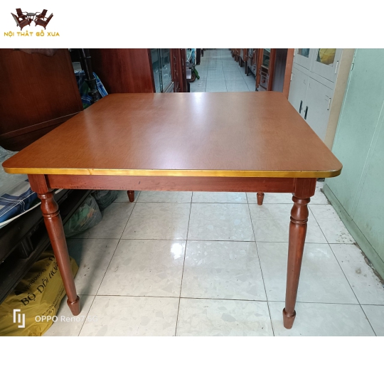 Bàn vuông mặt meca không thấm nước