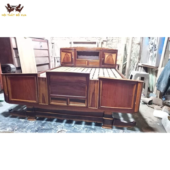 Giường gỗ Cẩm Lai