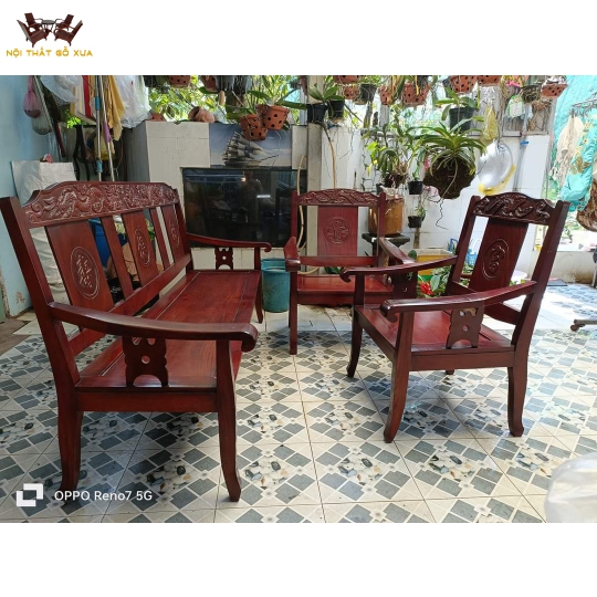 Bộ bàn gỗ như hình giá mềm cho khách yêu gỗ