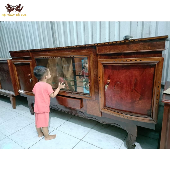 Tủ Bupphe gỗ gõ