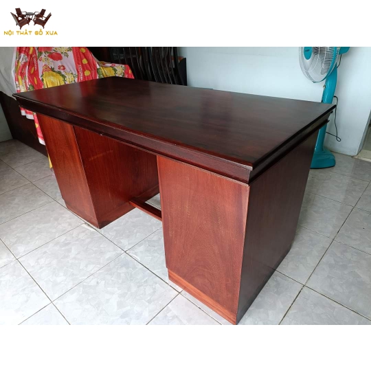 Bàn làm việc gỗ gõ đỏ xưa
