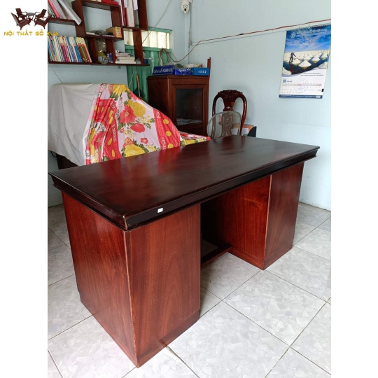 Bàn làm việc gỗ gõ đỏ xưa