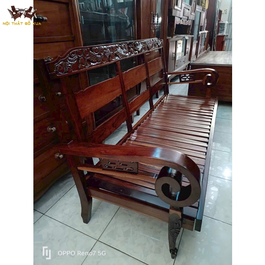 GHẾ DÀI GỖ CẨM