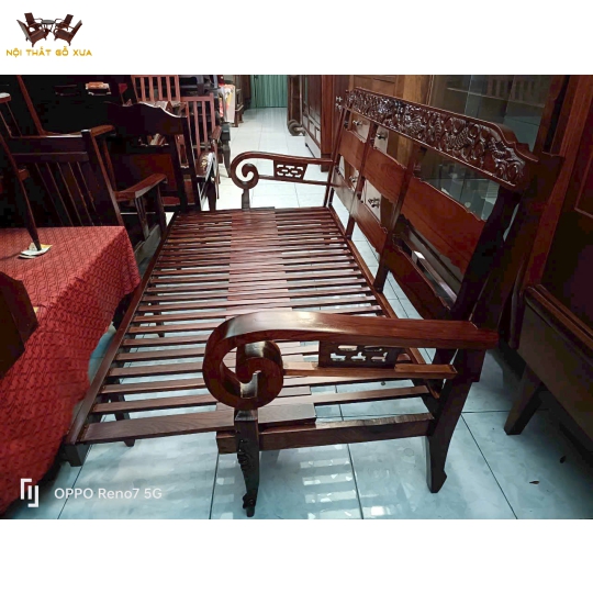 GHẾ DÀI GỖ CẨM