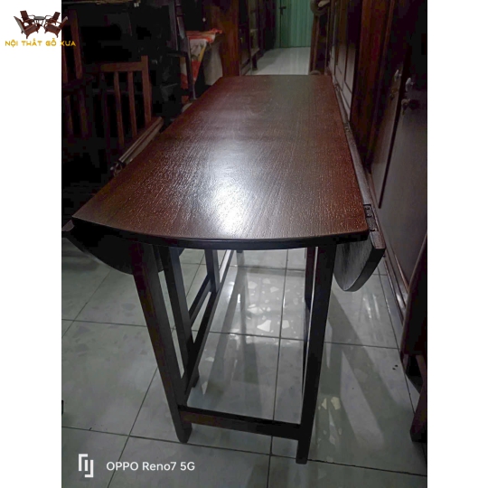 BÀN TRÒN XẾP GỖ XƯA