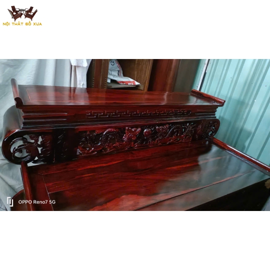 NGHI THỜ GỖ MUỒNG 2 TẦNG CUỘN ANH THƯ
