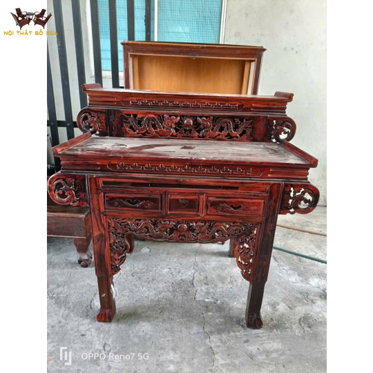 NGHI THỜ GỖ MUỒNG 2 TẦNG CUỘN ANH THƯ