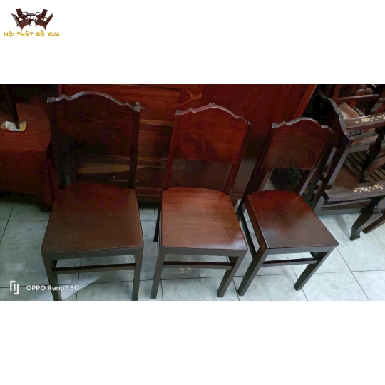 BÀN GỖ GÕ - CHÂN CHỮ C