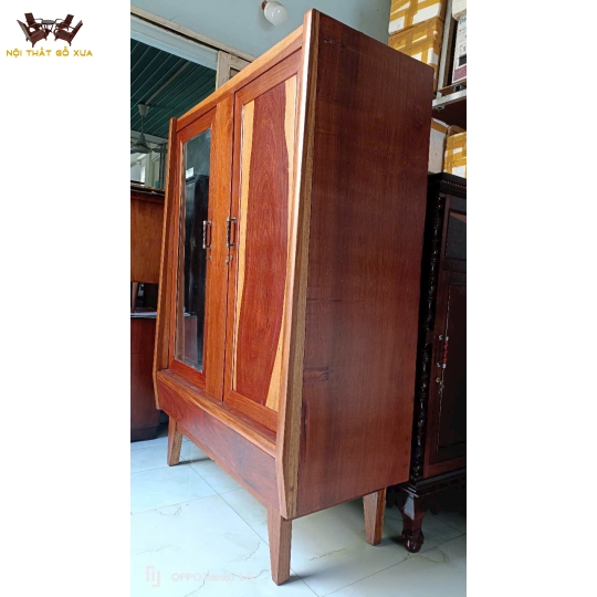 TỦ GÕ + HƯƠNG CHÂN NHỌN BỌC ĐỒNG