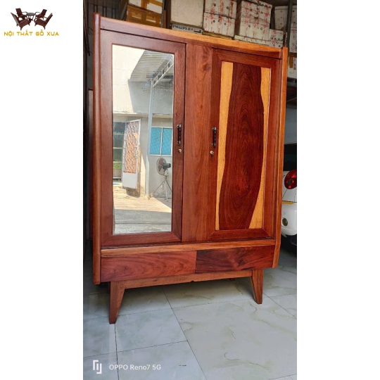 TỦ GÕ + HƯƠNG CHÂN NHỌN BỌC ĐỒNG
