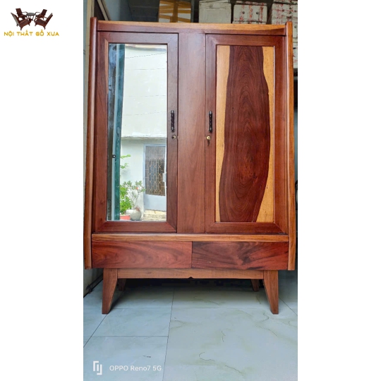 TỦ GÕ + HƯƠNG CHÂN NHỌN BỌC ĐỒNG